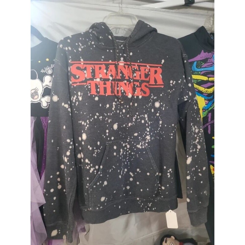 Vtg Stranger Things Hoddie Sweatshirt Sz SMALL